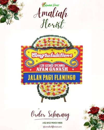 Bunga Papan Congratulation di Mejing